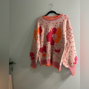 Jodifl printed oversized sweater